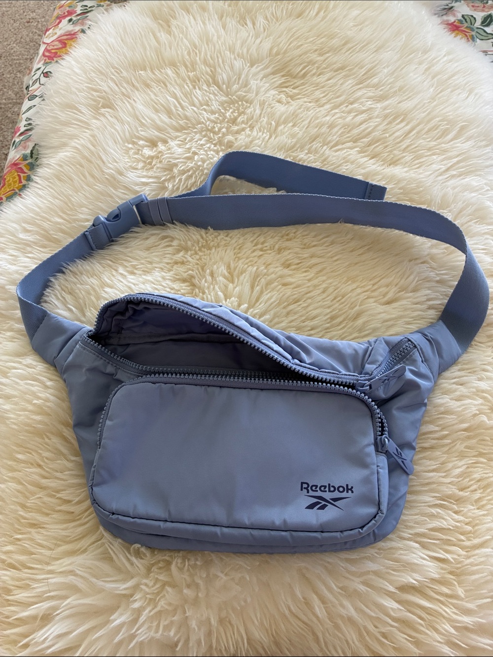 Reebok Powder Blue Belt Bag